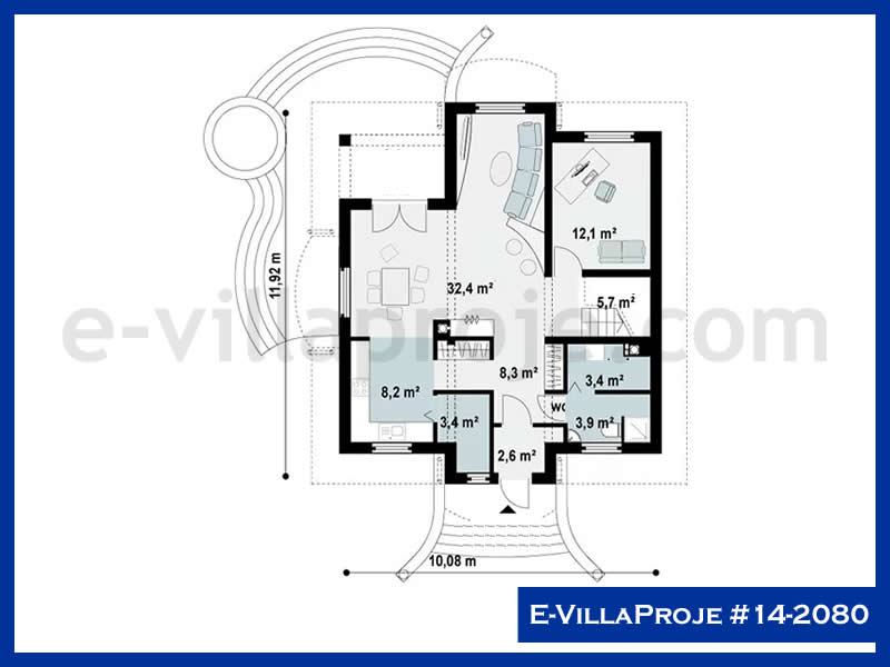 Ev Villa Proje #14 - 2080 Detay 2