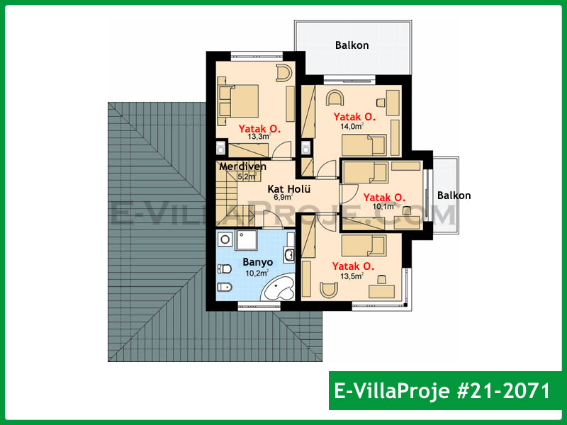 Ev Villa Proje #21 - 2071 Detay 3