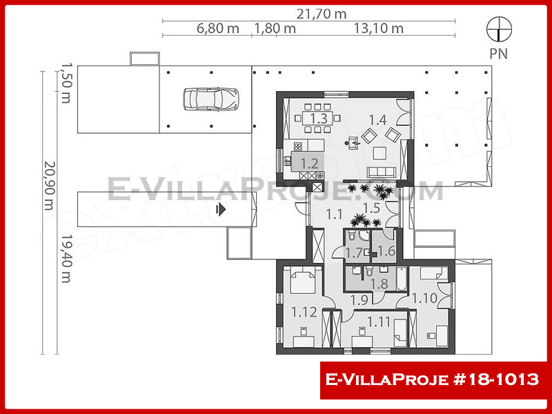 Ev Villa Proje #18 - 1013 Detay 2