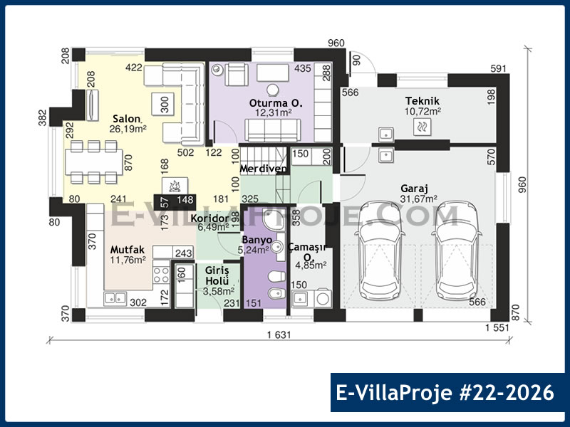 Ev Villa Proje #22 - 2026 Detay 2