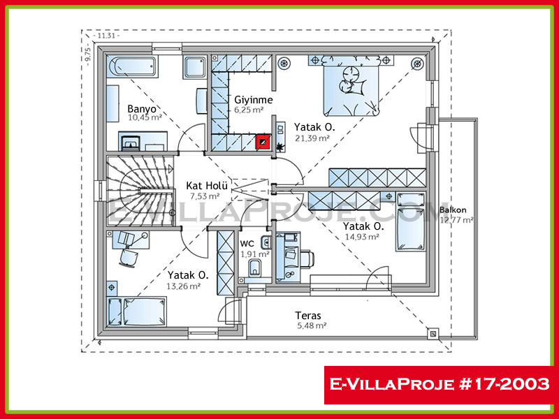 Ev Villa Proje #17 - 2003 Detay 3
