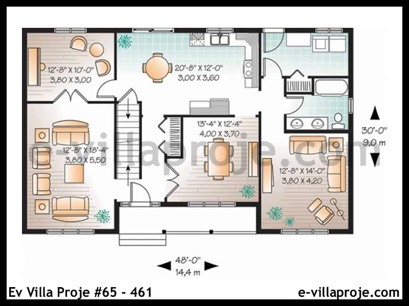 Ev Villa Proje #65 - 461 Detay 2