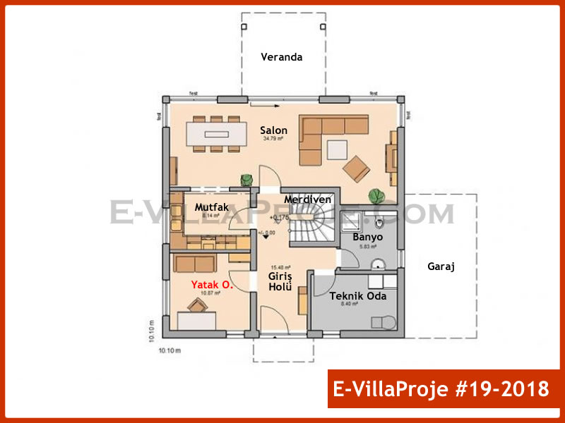 Ev Villa Proje #19 - 2018 Detay 2