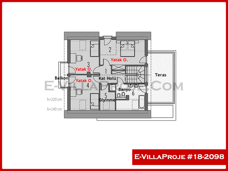 Ev Villa Proje #18 - 2098 Detay 3