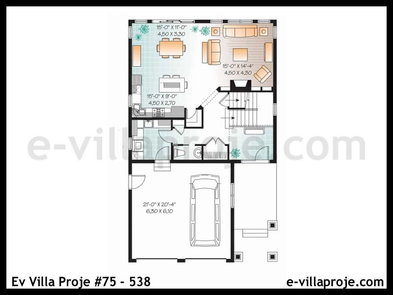 Ev Villa Proje #75 - 538 Detay 2