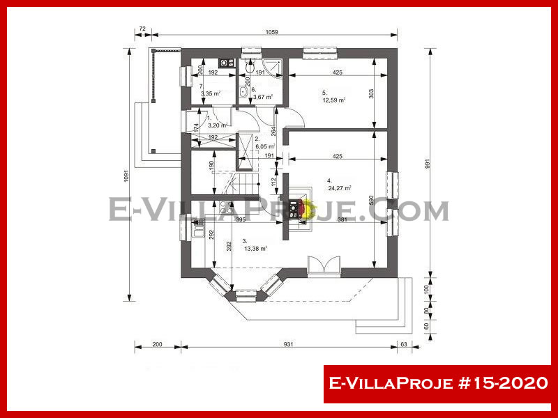 Ev Villa Proje #15 - 2020 Detay 2
