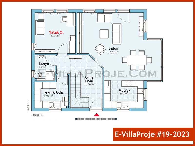 Ev Villa Proje #19 - 2023 Detay 2