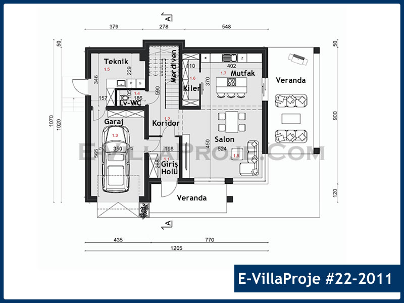 Ev Villa Proje #22 - 2011 Detay 2