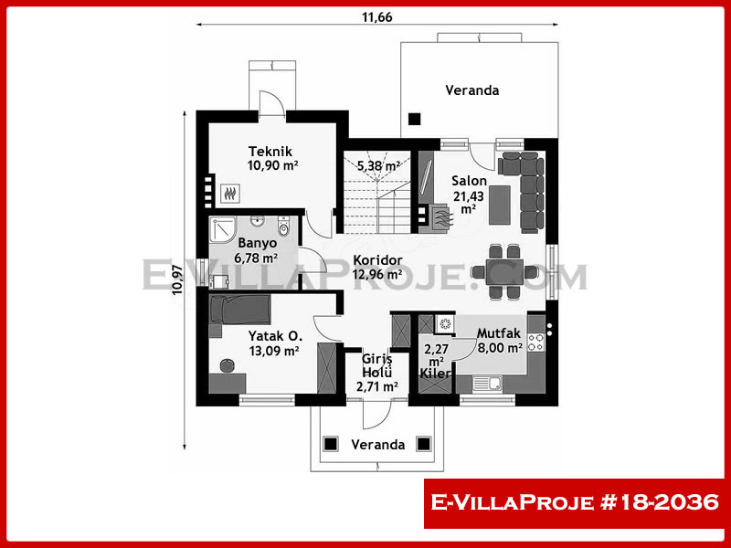Ev Villa Proje #18 - 2036 Detay 2