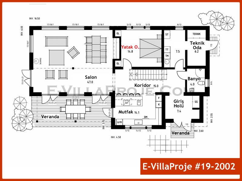 Ev Villa Proje #19 - 2002 Detay 2