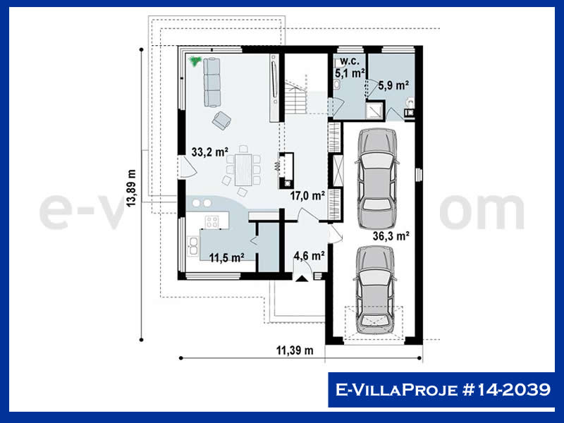Ev Villa Proje #14 - 2039 Detay 2