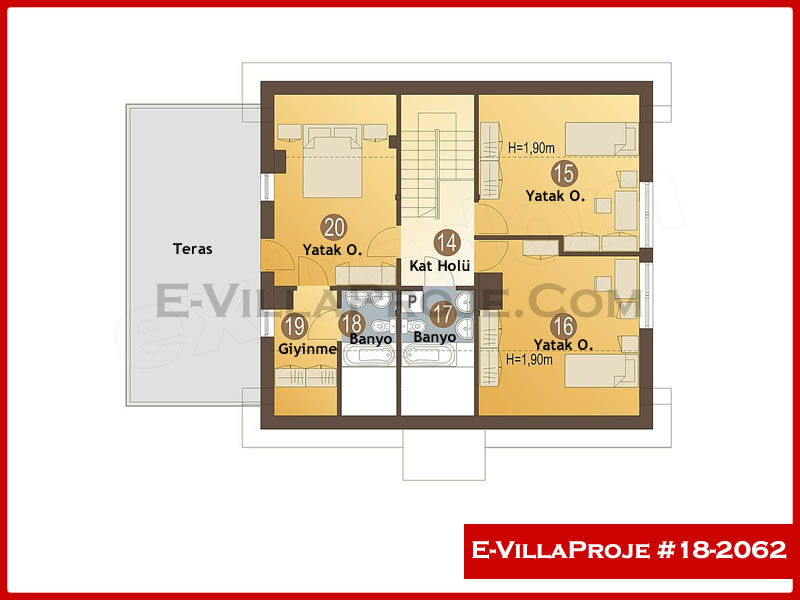 Ev Villa Proje #18 - 2062 Detay 3