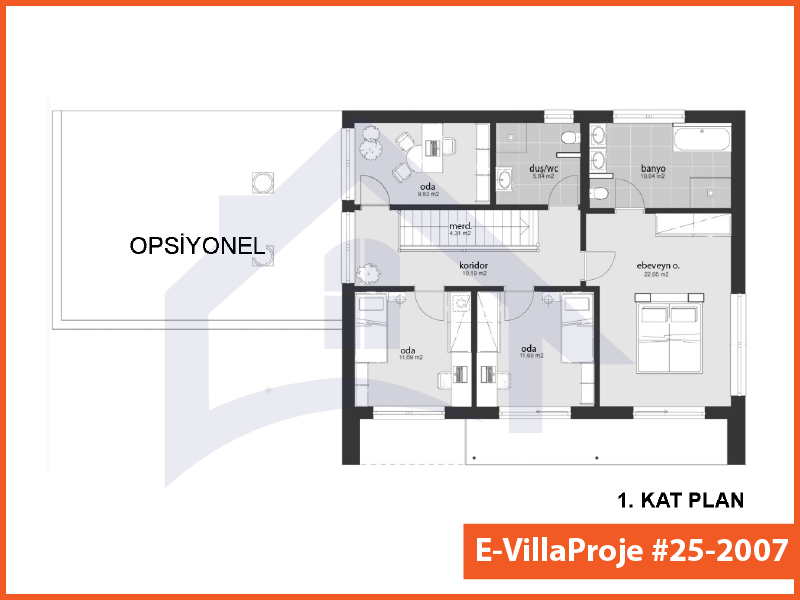 Ev Villa Proje #25 - 2007 Detay 3