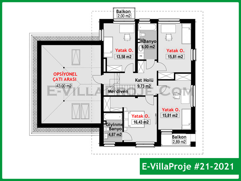 Ev Villa Proje #21 - 2021 Detay 3