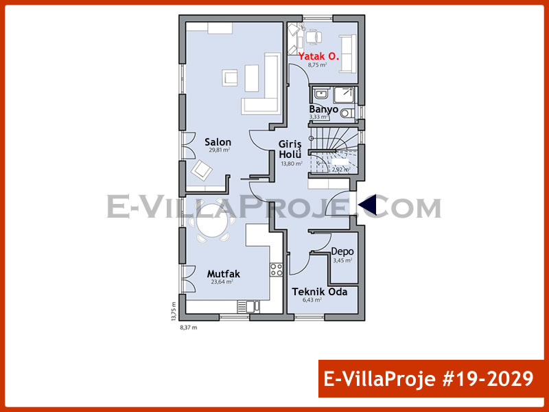 Ev Villa Proje #19 - 2029 Detay 2