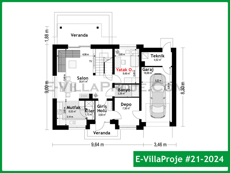 Ev Villa Proje #21 - 2024 Detay 2