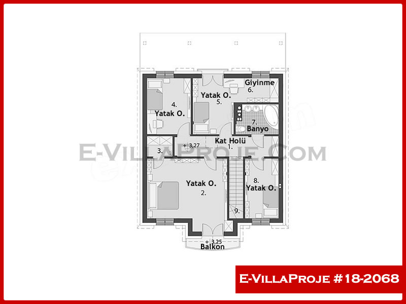 Ev Villa Proje #18 - 2068 Detay 3