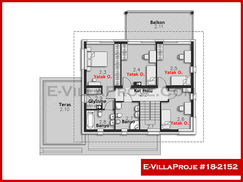 Ev Villa Proje #18 - 2152 Detay 3