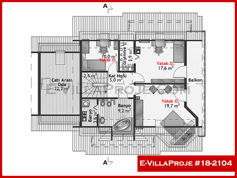 Ev Villa Proje #18 - 2104 Detay 3