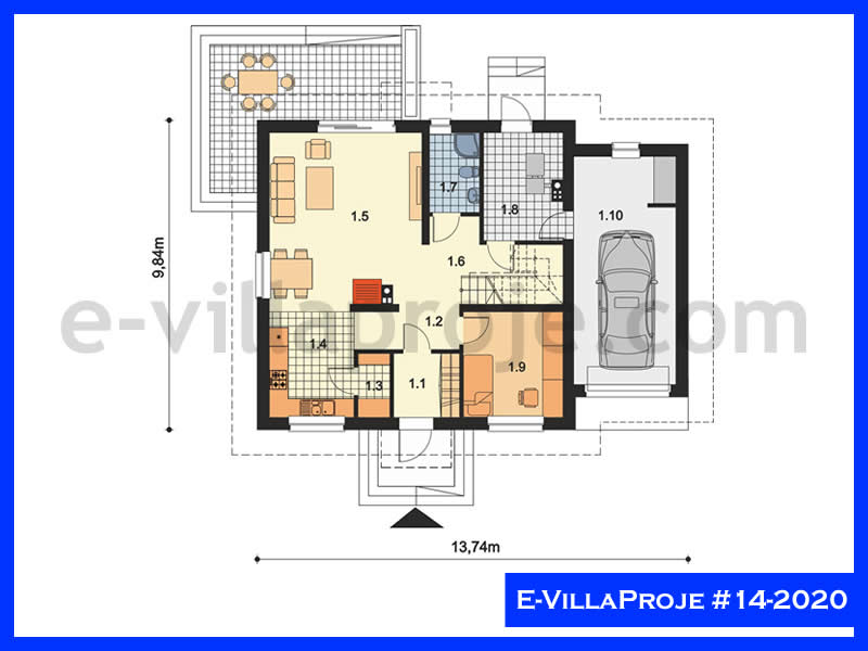 Ev Villa Proje #14 - 2020 Detay 2