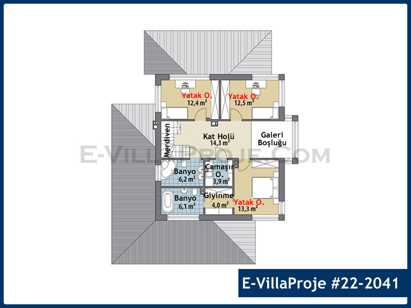 Ev Villa Proje #22 - 2041 Detay 3