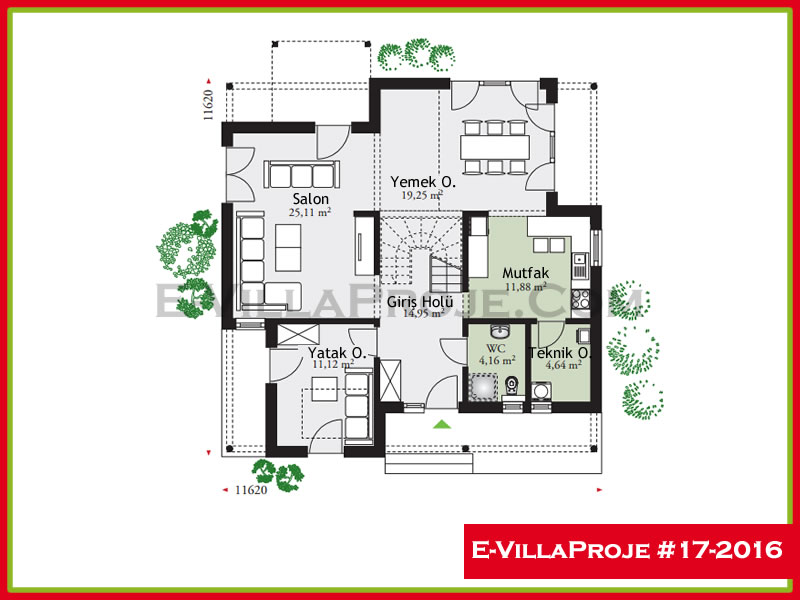 Ev Villa Proje #17 - 2016 Detay 2