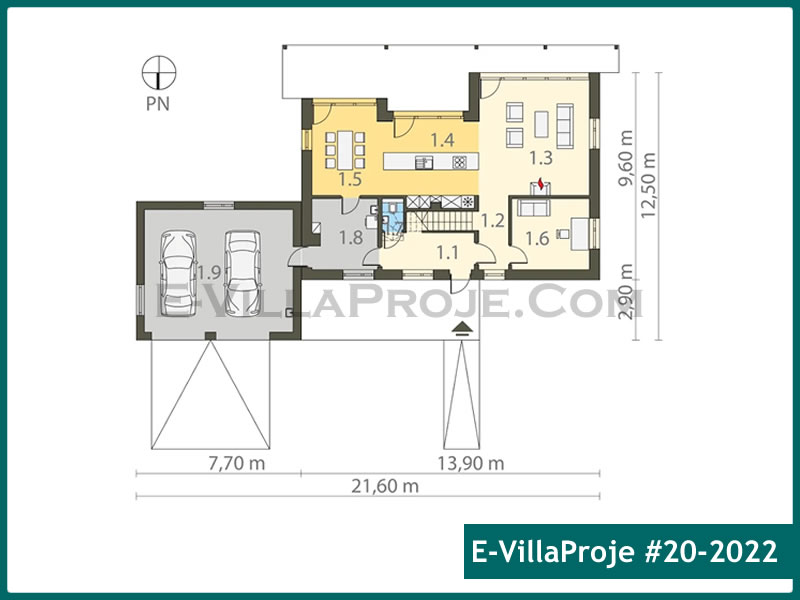 Ev Villa Proje #20 - 2022 Detay 2