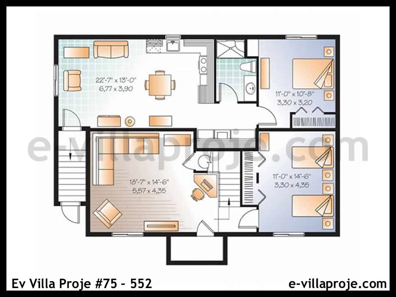 Ev Villa Proje #75 â- 552 Detay 3