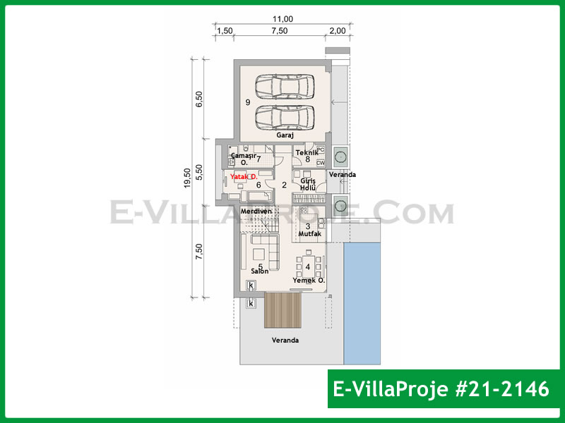 Ev Villa Proje #21 - 2146 Detay 2
