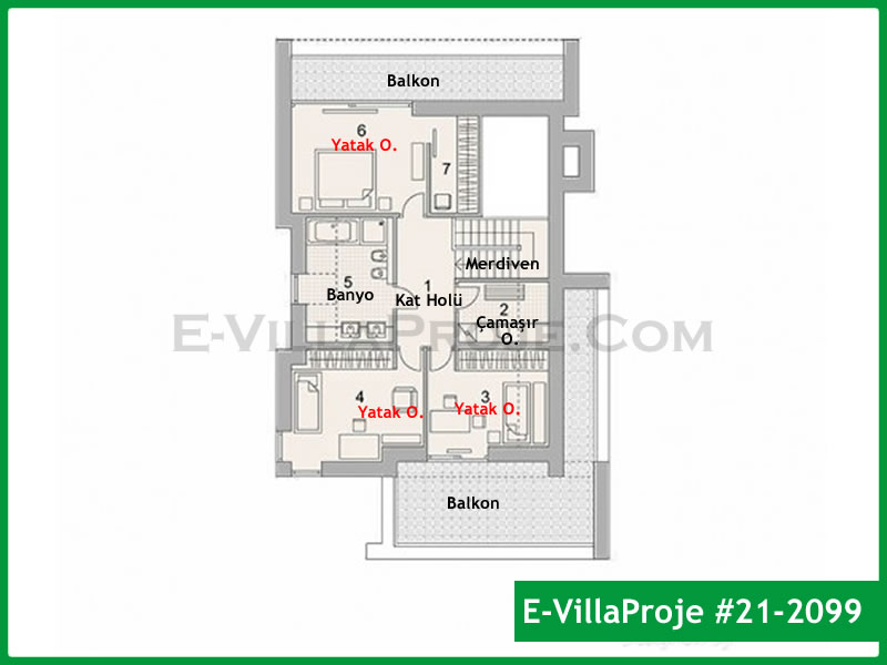 Ev Villa Proje #21 - 2099 Detay 3