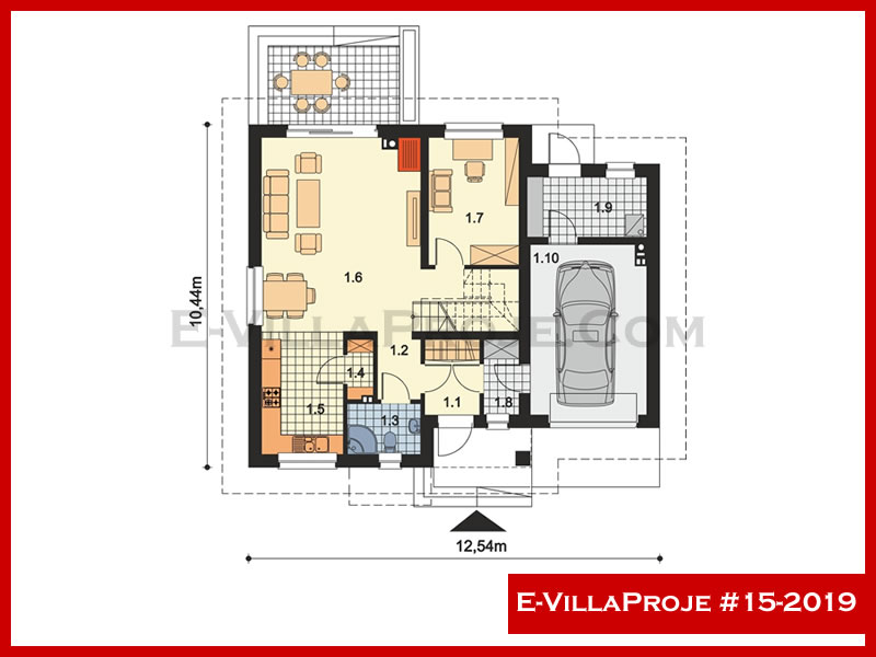Ev Villa Proje #15 - 2019 Detay 2