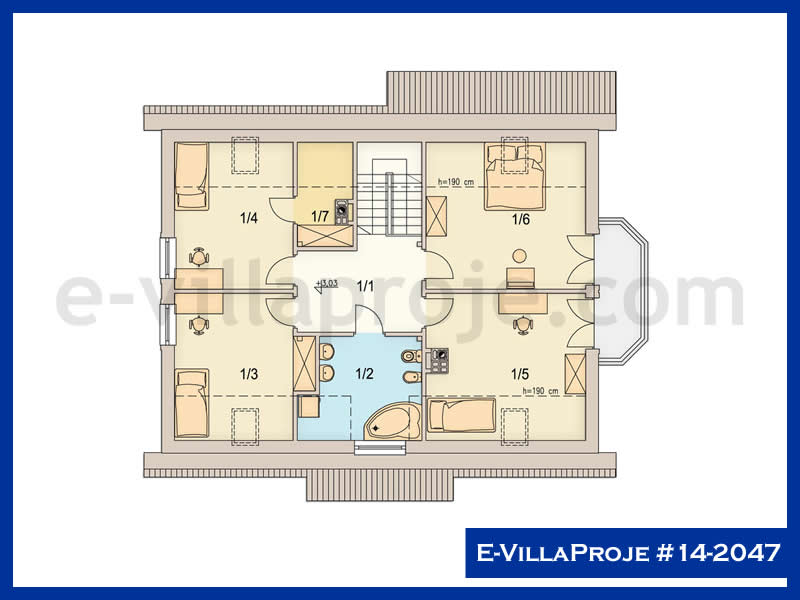 Ev Villa Proje #14 - 2047 Detay 3
