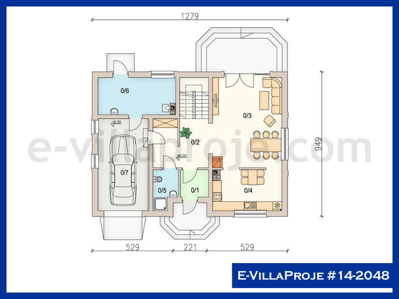 Ev Villa Proje #14 - 2048 Detay 2