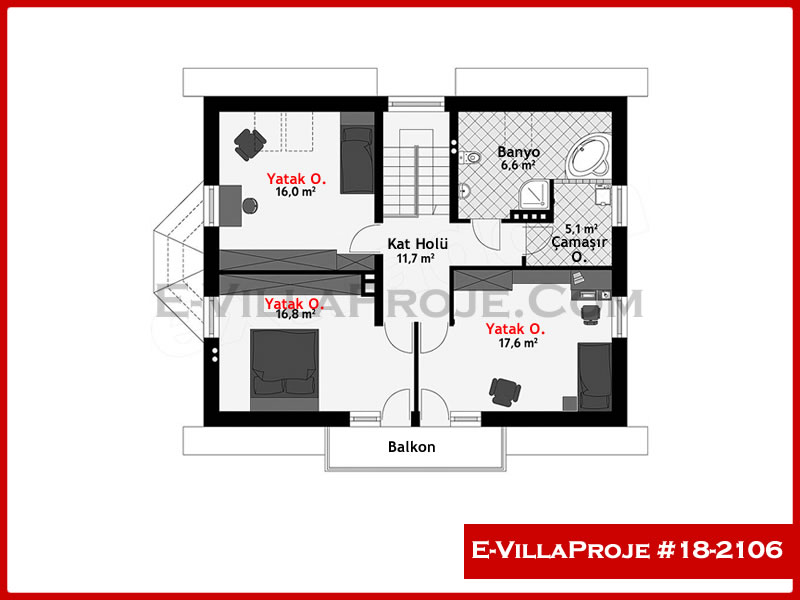 Ev Villa Proje #18 - 2106 Detay 3