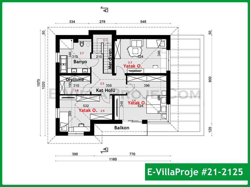 Ev Villa Proje #21 - 2125 Detay 3