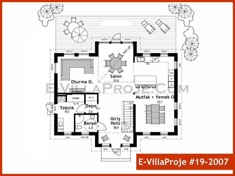 Ev Villa Proje #19 - 2007 Detay 2