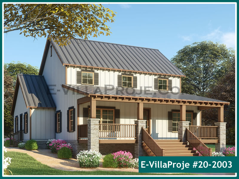 Kastamonu Ev Villa Proje #20 - 2003 Anahtar Teslim Çelik Villa