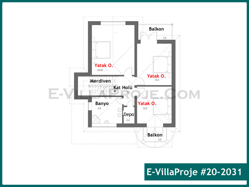 Ev Villa Proje #20 - 2031 Detay 3
