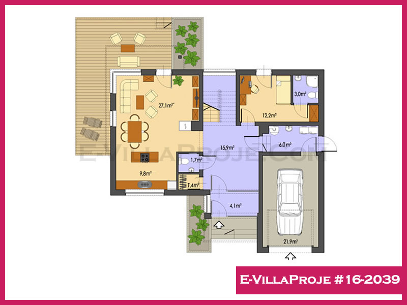 Ev Villa Proje #16 - 2039 Detay 2