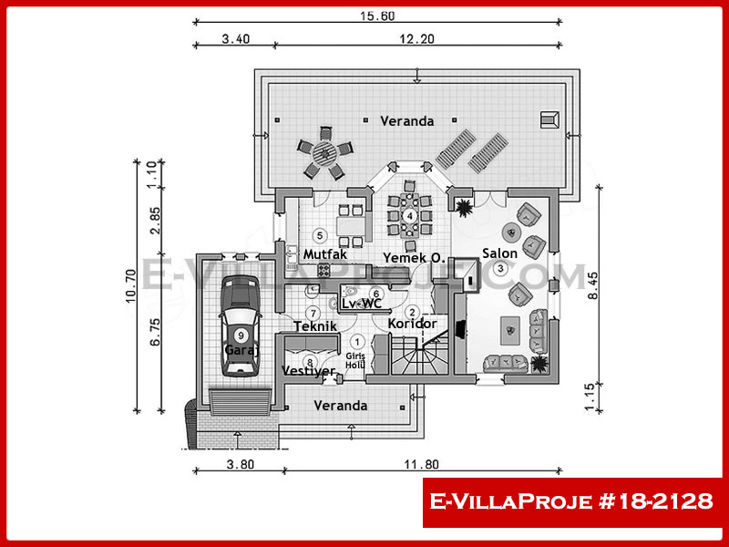 Ev Villa Proje #18 - 2128 Detay 2