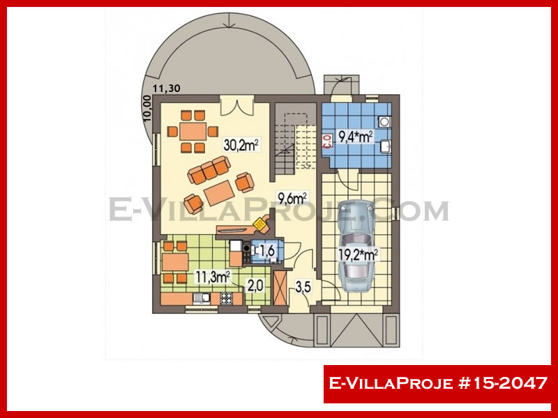 Ev Villa Proje #15 - 2047 Detay 2