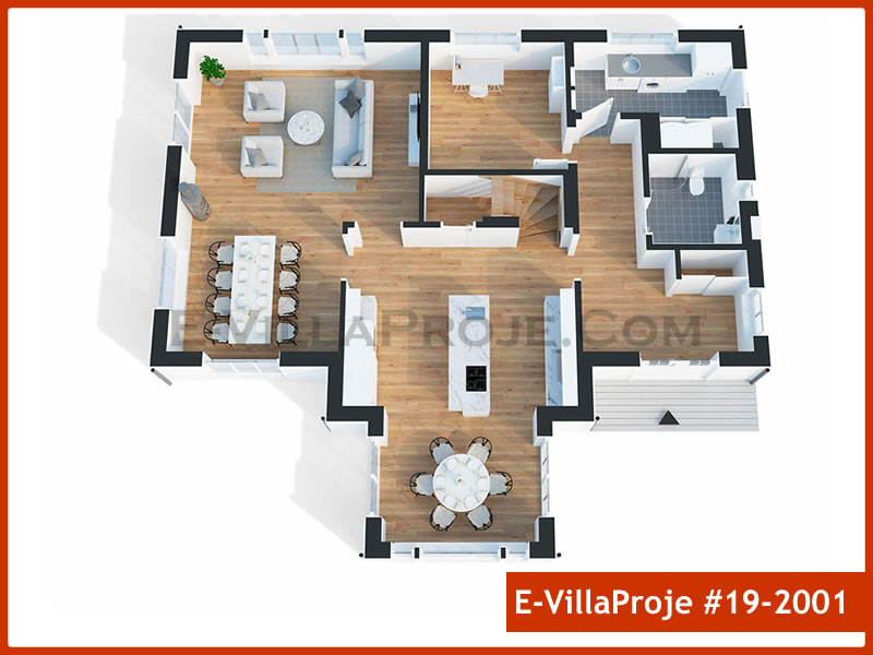 Ev Villa Proje #19 - 2001 Detay 10