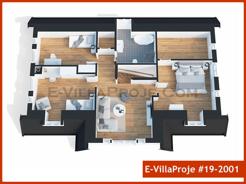 Ev Villa Proje #19 - 2001 Detay 11