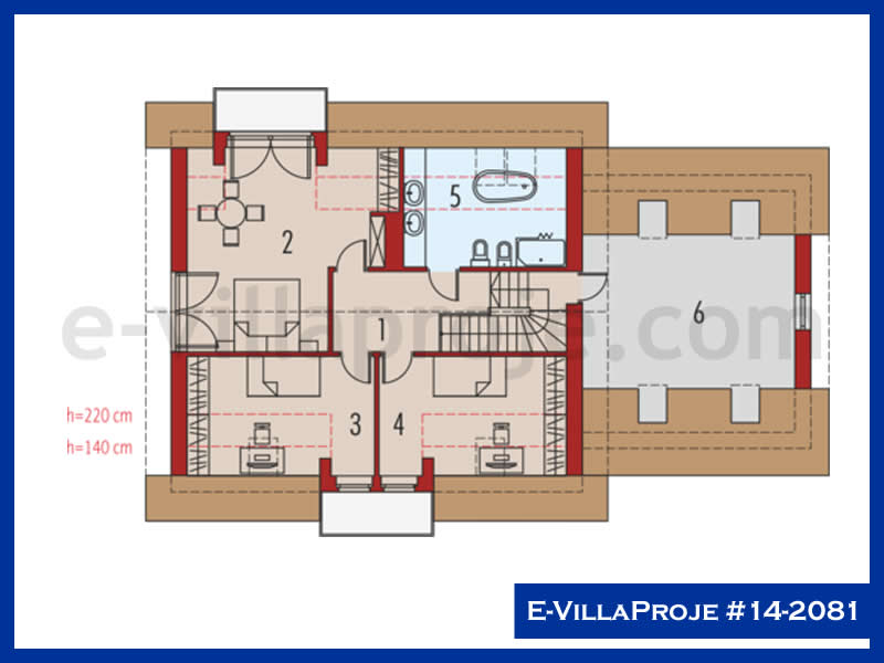 Ev Villa Proje #14 - 2081 Detay 3