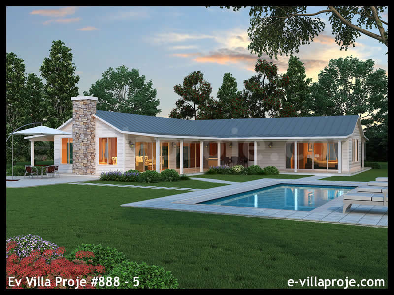 Kırşehir Ev Villa Proje #888 - 5 Anahtar Teslim Çelik Villa