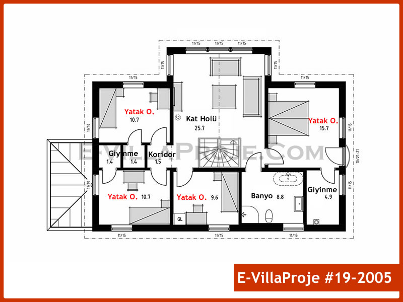 Ev Villa Proje #19 - 2005 Detay 3