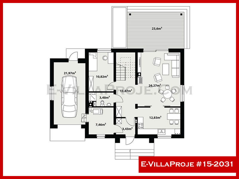 Ev Villa Proje #15 - 2031 Detay 2