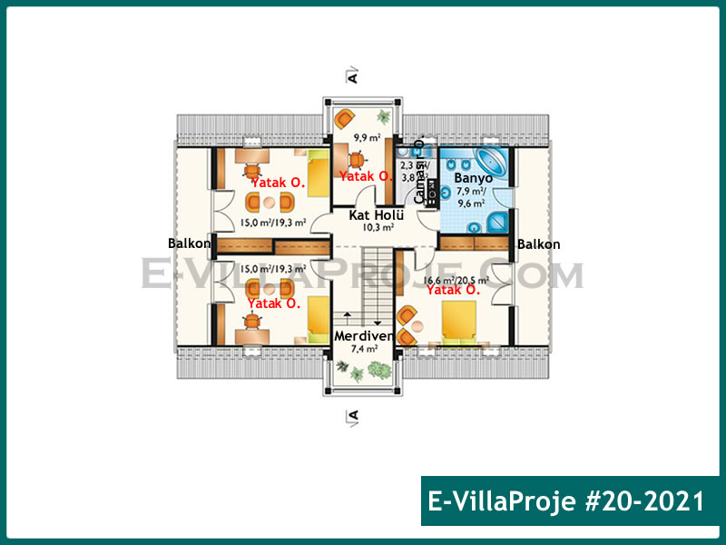 Ev Villa Proje #20 - 2021 Detay 3