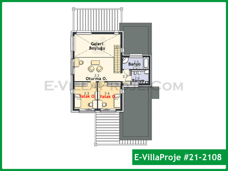Ev Villa Proje #21 - 2108 Detay 3