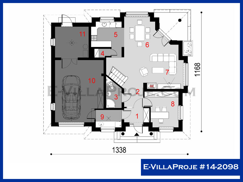 Ev Villa Proje #14 - 2098 Detay 2